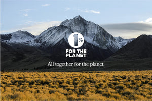 We’ve partnered with 1% for the planet